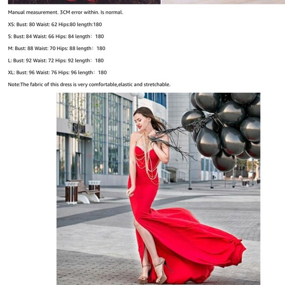 Front Slit Evening Gown - Picture 8 of 8